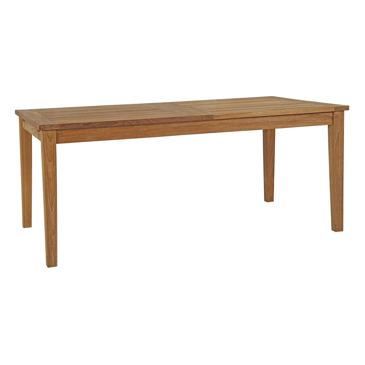 Marina 11 Piece Outdoor Patio Teak Dining Set - Contemporary Coastal & Weather-Resistant