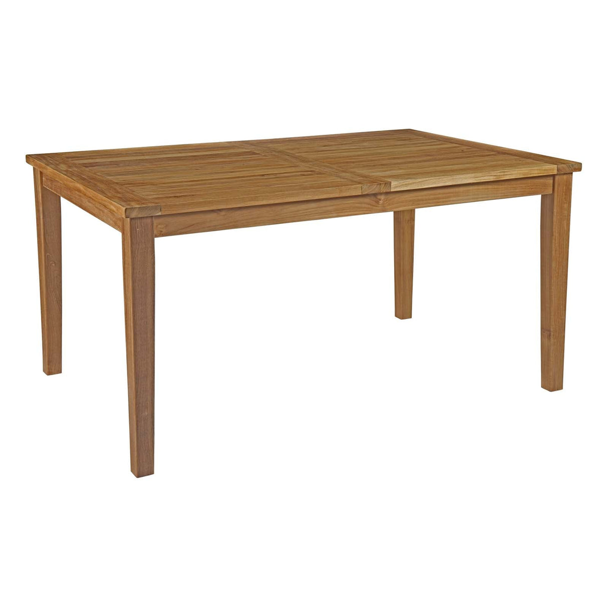 Marina 7 Piece Outdoor Patio Teak Dining Set - Coastal Modern & Weather-Resistant