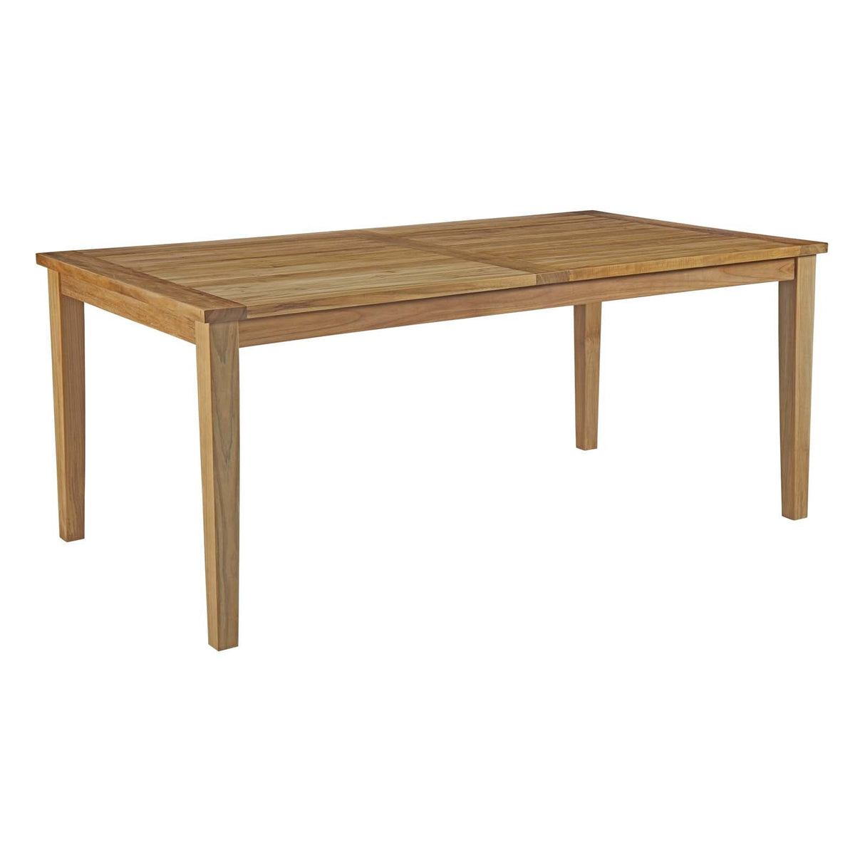 Marina 7 Piece Outdoor Patio Teak Dining Set - Modern Coastal & Weather-Resistant