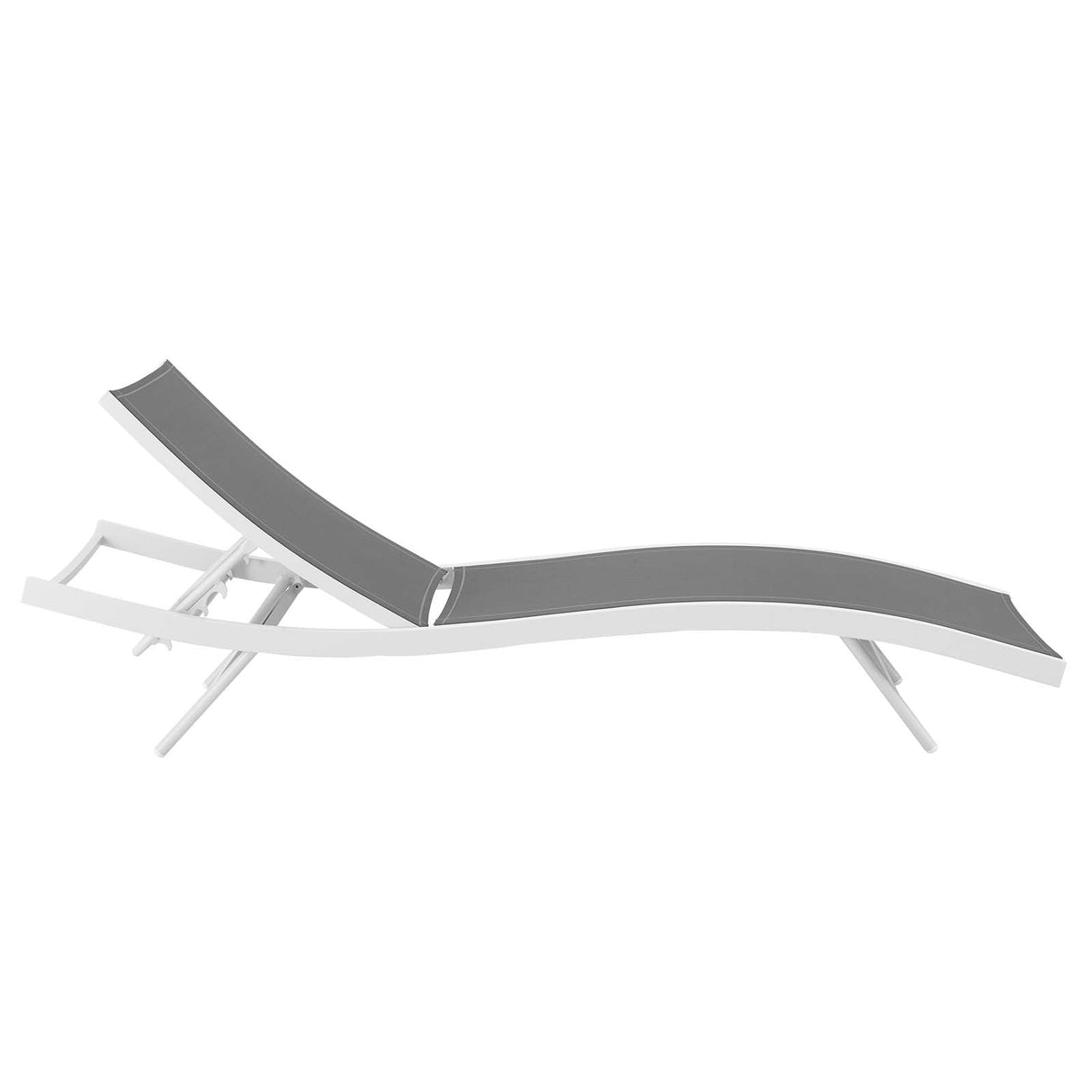 Glimpse Outdoor Patio Mesh Chaise Lounge Chair - Modern Minimalist & Weather-Resistant