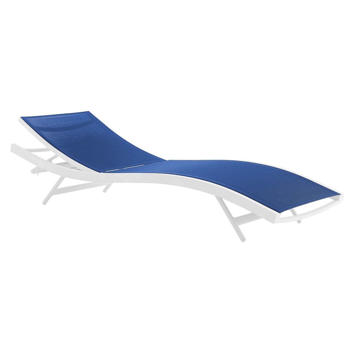 Glimpse Outdoor Patio Mesh Chaise Lounge Chair - Modern Minimalist & Weather-Resistant