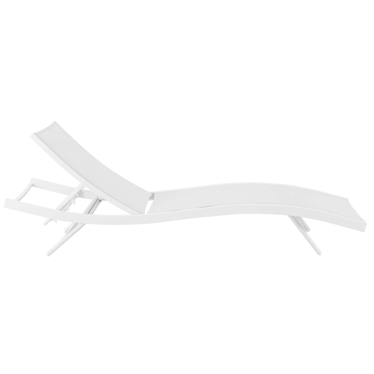 Glimpse Outdoor Patio Mesh Chaise Lounge Chair - Modern Minimalist & Weather-Resistant