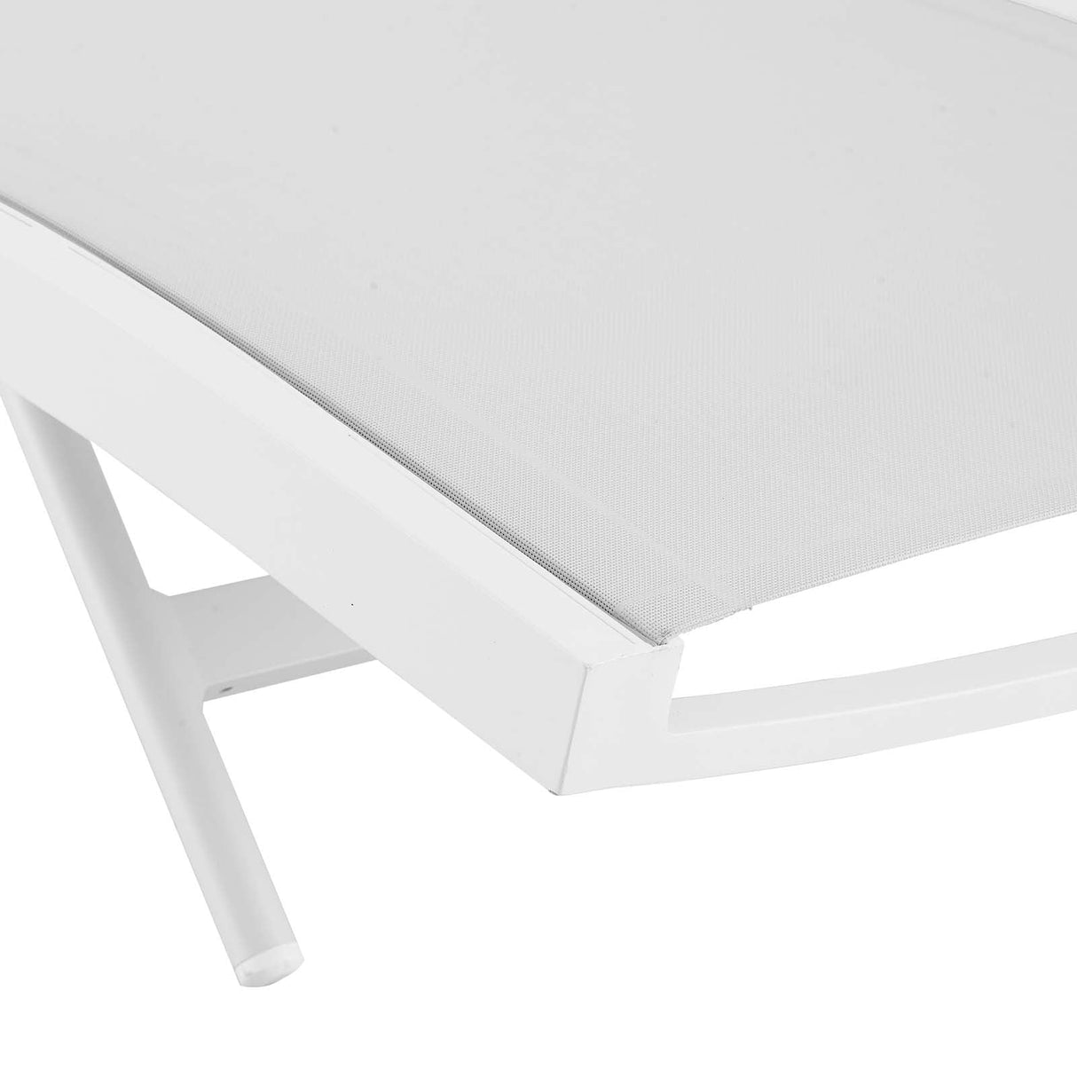 Glimpse Outdoor Patio Mesh Chaise Lounge Chair - Modern Minimalist & Weather-Resistant