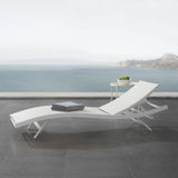 Glimpse Outdoor Patio Mesh Chaise Lounge Chair - Modern Minimalist & Weather-Resistant