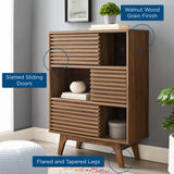 Render Three-Tier Display Storage Cabinet Stand - Mid-Century Modern & Versatile Living Room Storage
