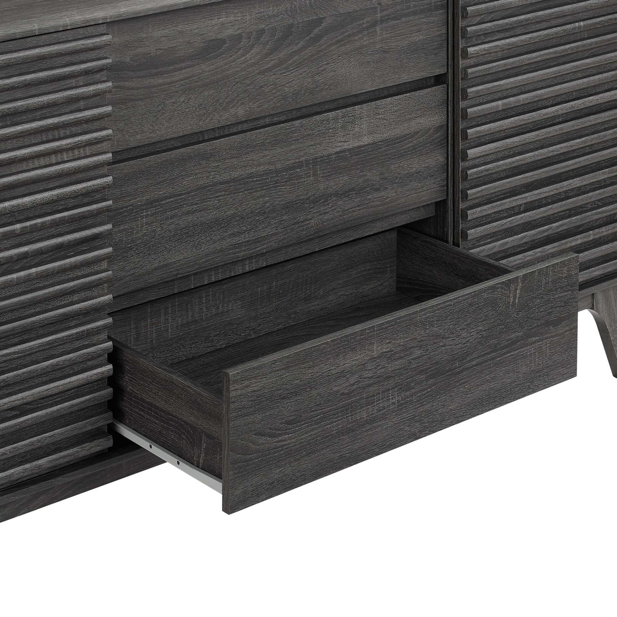 Render 63" Sideboard Buffet Table or TV Stand - Mid-Century Modern & Multi-Functional Storage