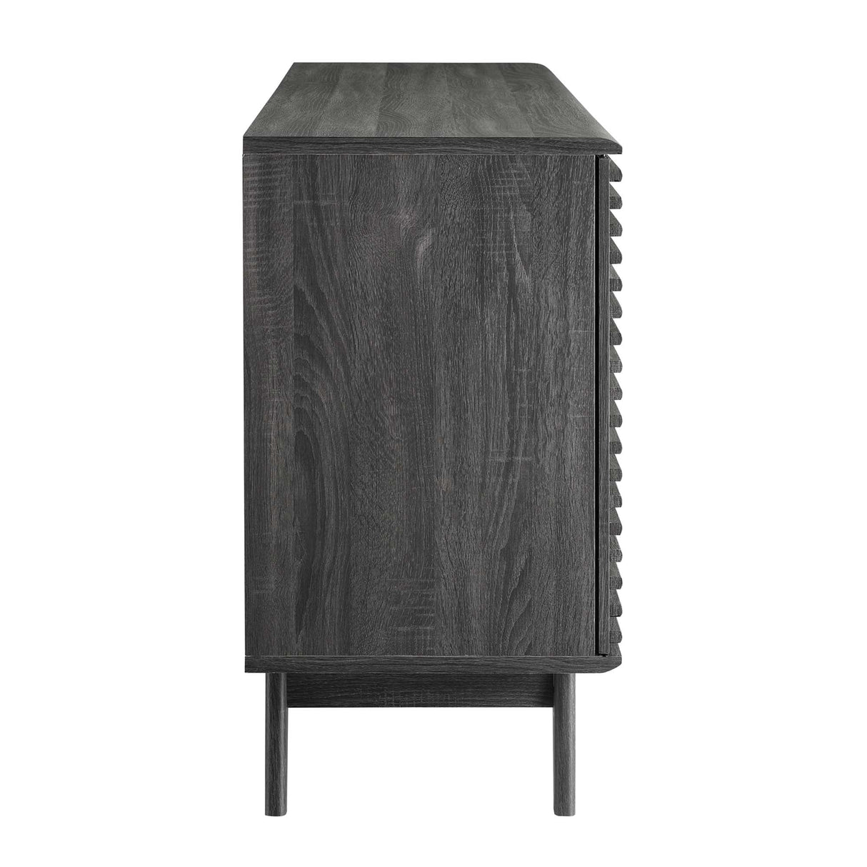 Render 63" Sideboard Buffet Table or TV Stand - Mid-Century Modern & Multi-Functional Storage