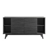Render 63" Sideboard Buffet Table or TV Stand - Mid-Century Modern & Multi-Functional Storage