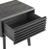 Render End Table - Mid-Century Modern Side Table with Storage Drawer