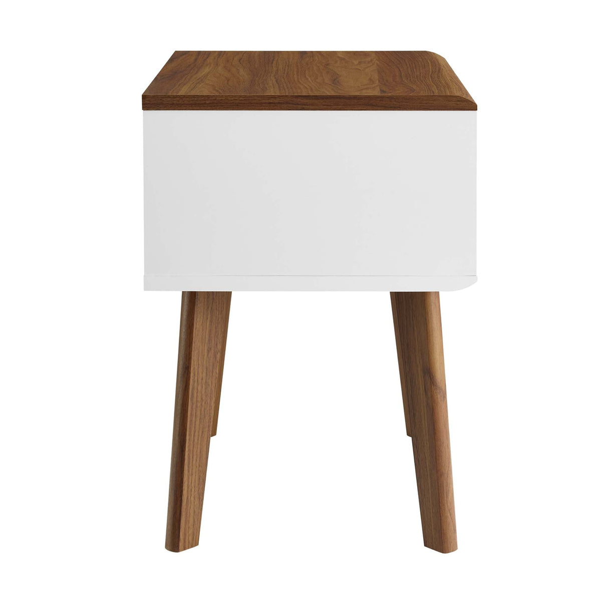 Render End Table - Mid-Century Modern Side Table with Storage Drawer