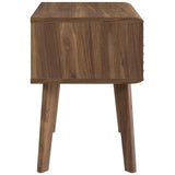 Render End Table - Mid-Century Modern Side Table with Storage Drawer