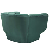Entertain Vertical Channel Tufted Performance Velvet Armchair - Mid-Century Modern & Stain-Resistant