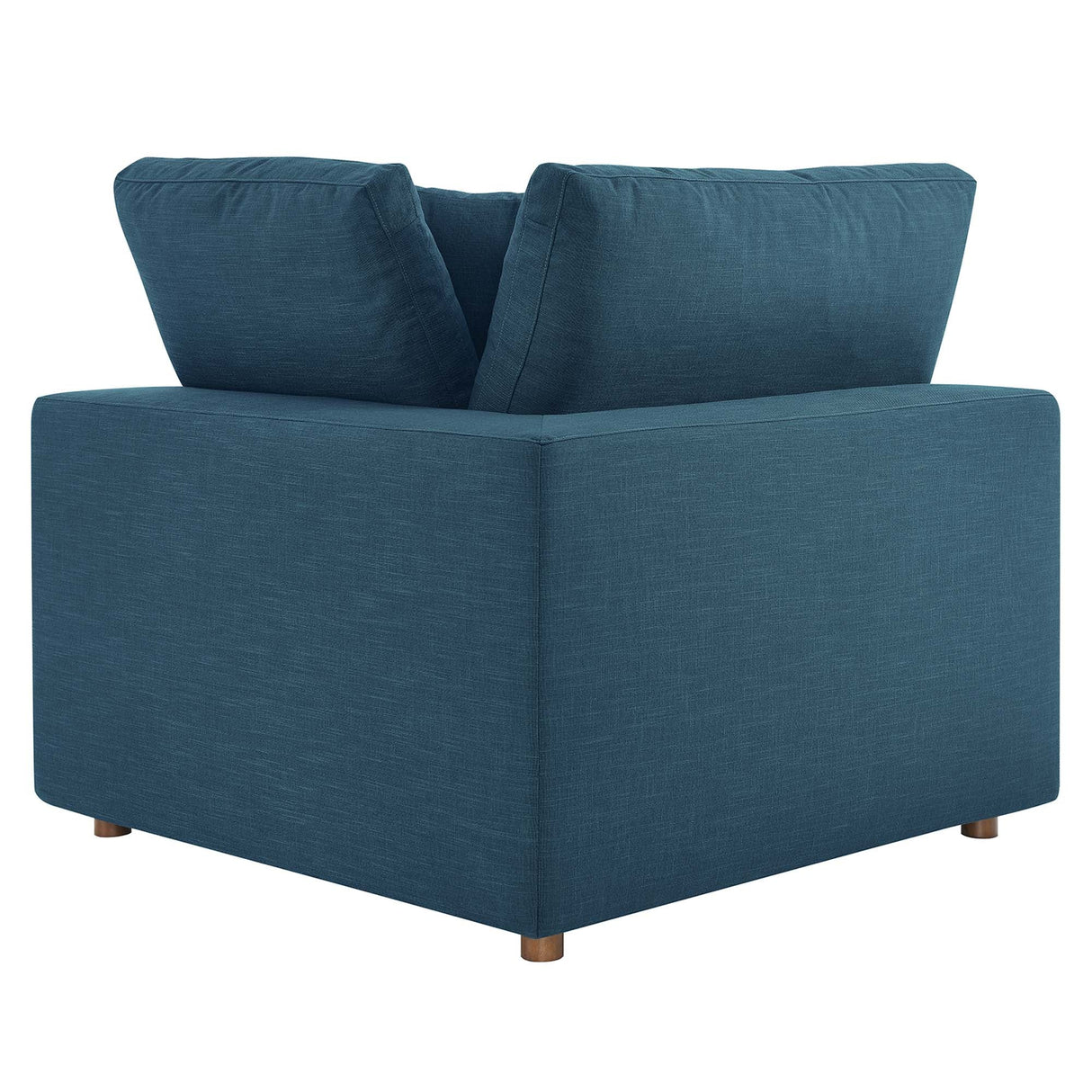 Commix Down Filled Overstuffed 2 Piece Sectional Sofa Set - Modern Cloud Aesthetic & Deep Seating Comfort