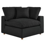 Commix Down Filled Overstuffed 2 Piece Sectional Sofa Set - Modern Cloud Aesthetic & Deep Seating Comfort