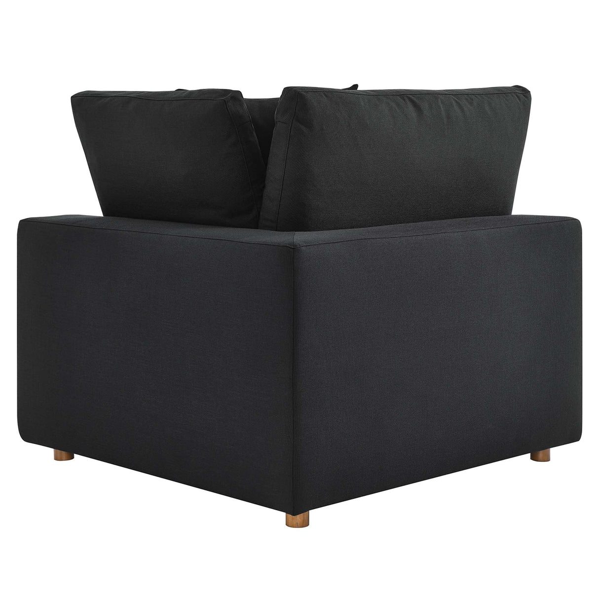 Commix Down Filled Overstuffed 2 Piece Sectional Sofa Set - Modern Cloud Aesthetic & Deep Seating Comfort