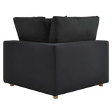 Commix Down Filled Overstuffed 2 Piece Sectional Sofa Set - Modern Cloud Aesthetic & Deep Seating Comfort