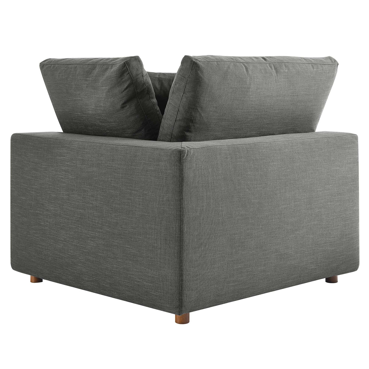 Commix Down Filled Overstuffed 2 Piece Sectional Sofa Set - Modern Cloud Aesthetic & Deep Seating Comfort