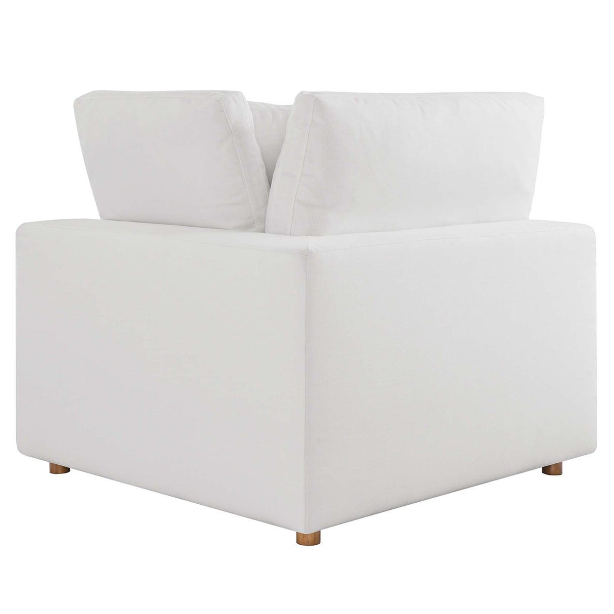 Commix Down Filled Overstuffed 2 Piece Sectional Sofa Set - Modern Cloud Aesthetic & Deep Seating Comfort