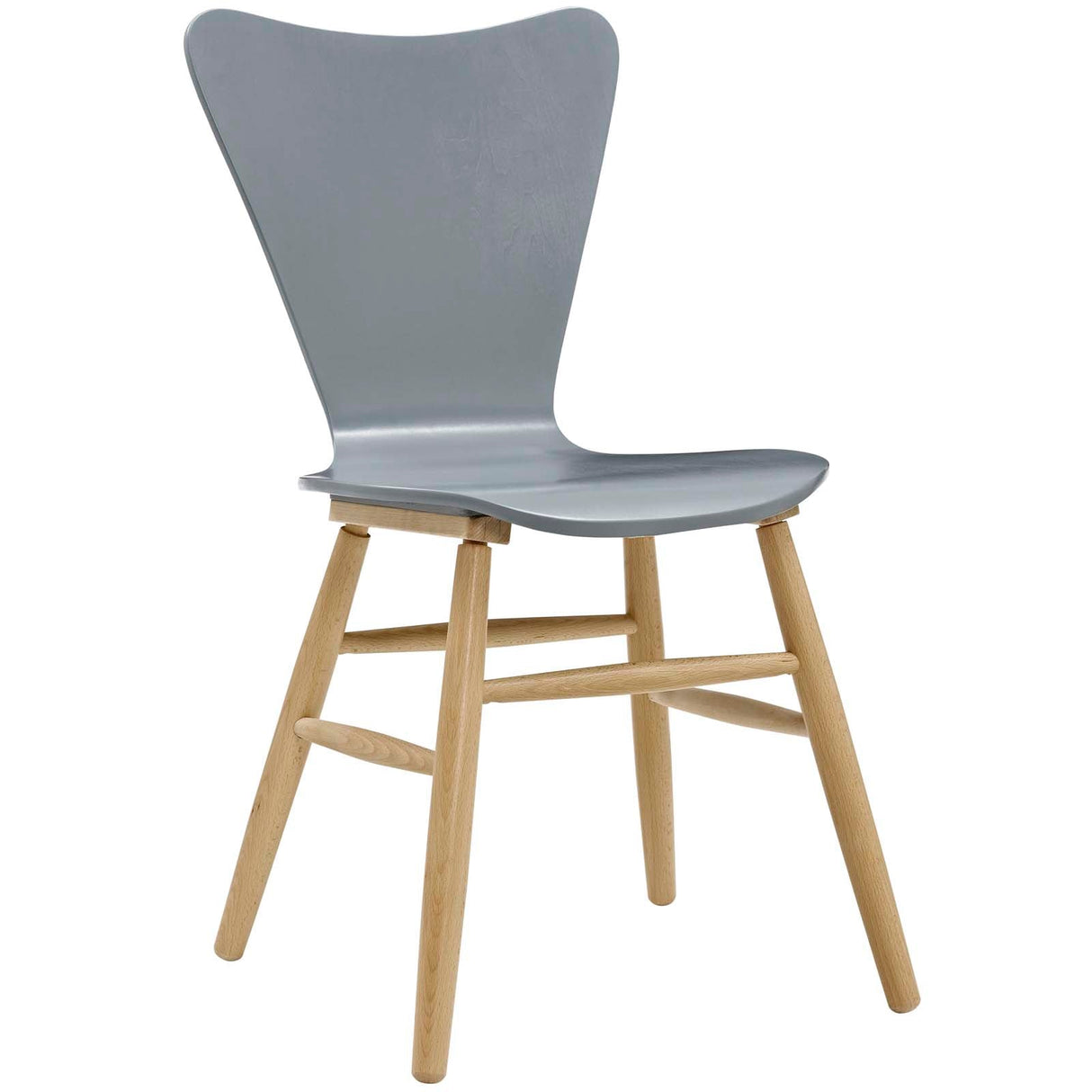 Cascade Dining Chair Set of 4 - Mid-Century Modern Bentwood & Minimalist Seating