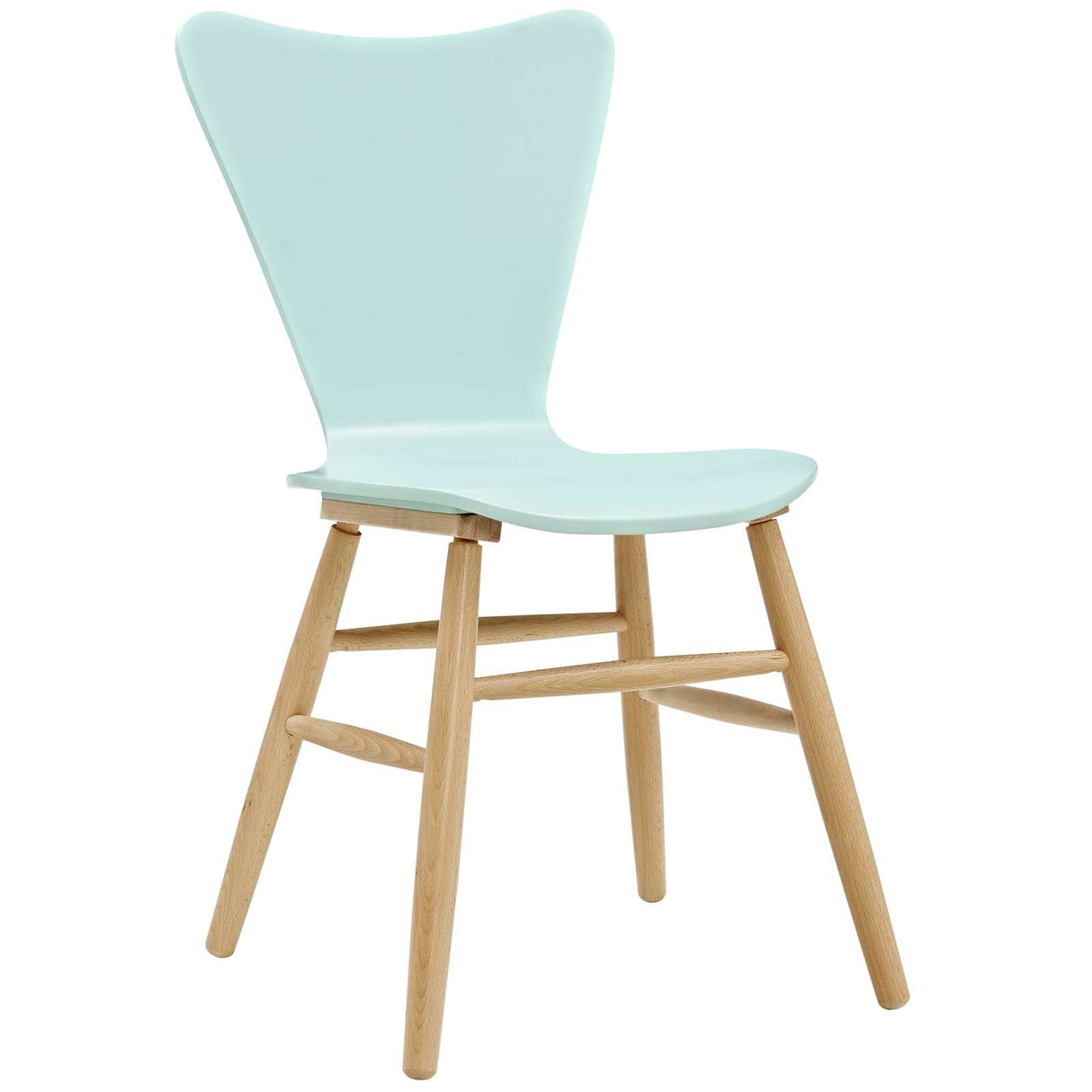 Cascade Dining Chair Set of 4 - Mid-Century Modern Bentwood & Minimalist Seating