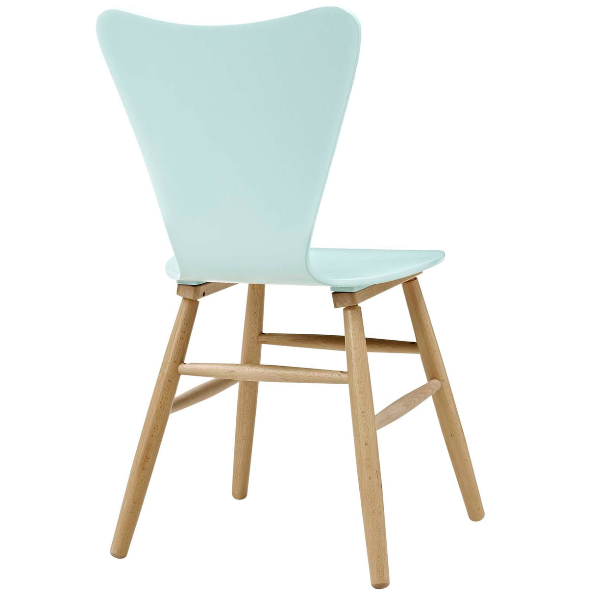 Cascade Dining Chair Set of 4 - Mid-Century Modern Bentwood & Minimalist Seating