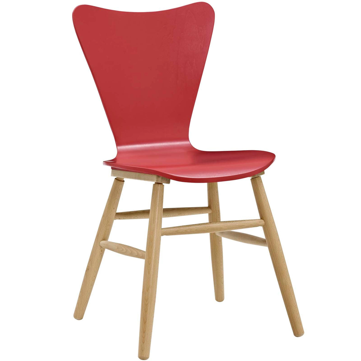 Cascade Dining Chair Set of 4 - Mid-Century Modern Bentwood & Minimalist Seating