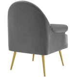 Revive Tufted Button Accent Performance Velvet Armchair - Mid-Century Modern & Stain-Resistant