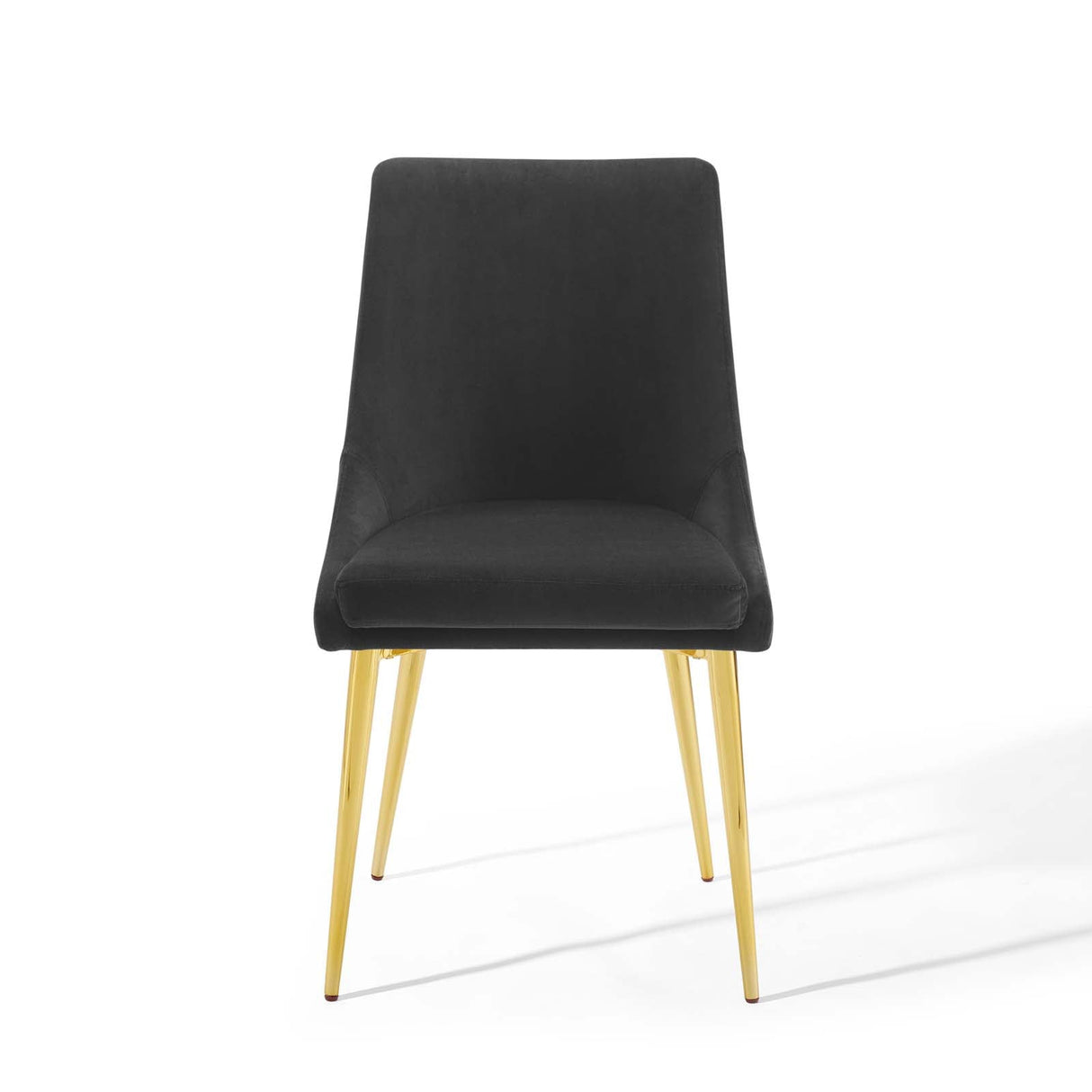 Viscount Modern Accent Performance Velvet Dining Chair - Vintage Glam & Stain-Resistant