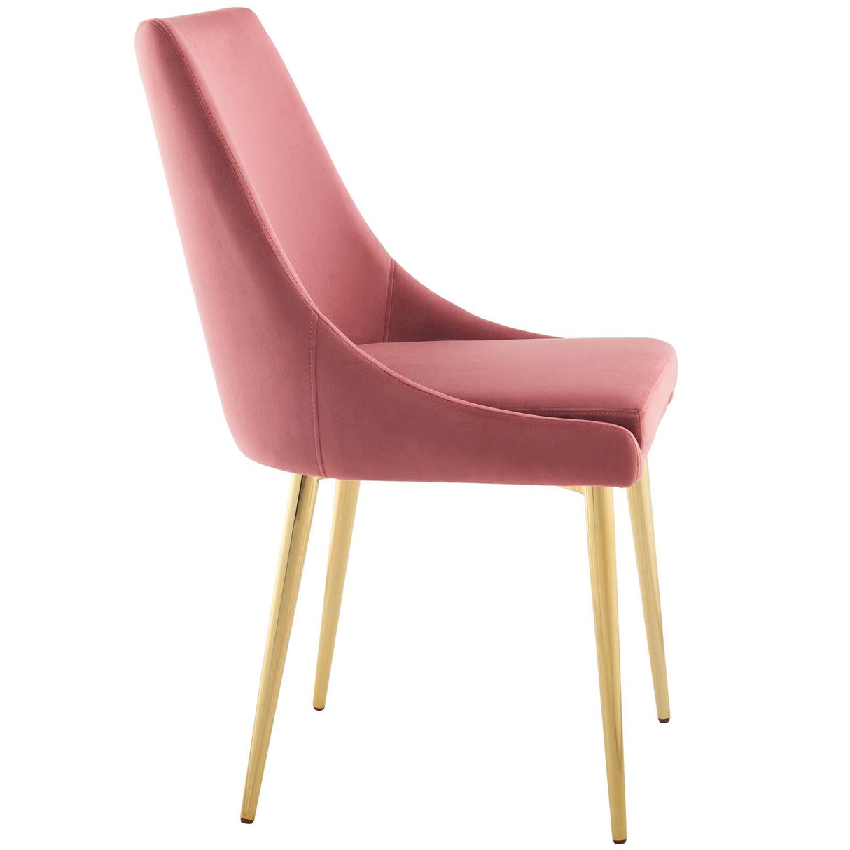 Viscount Modern Accent Performance Velvet Dining Chair - Vintage Glam & Stain-Resistant