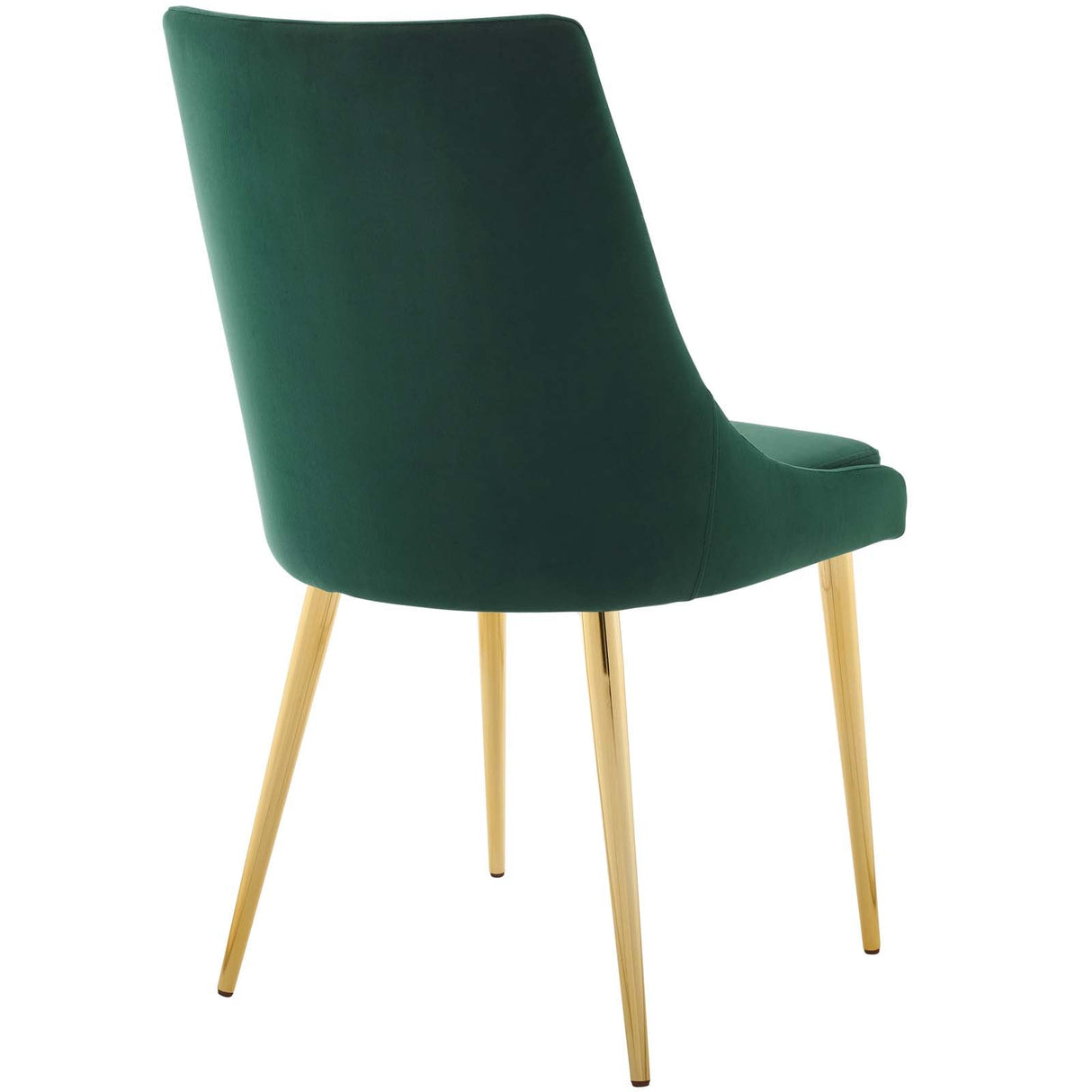 Viscount Modern Accent Performance Velvet Dining Chair - Vintage Glam & Stain-Resistant