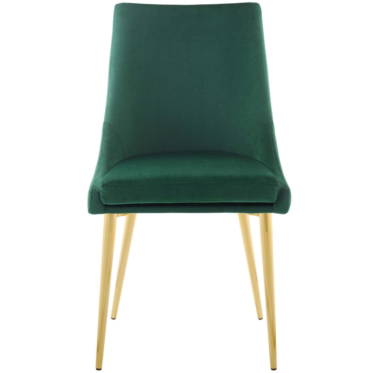 Viscount Modern Accent Performance Velvet Dining Chair - Vintage Glam & Stain-Resistant