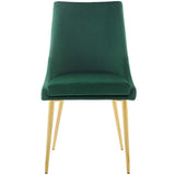 Viscount Modern Accent Performance Velvet Dining Chair - Vintage Glam & Stain-Resistant