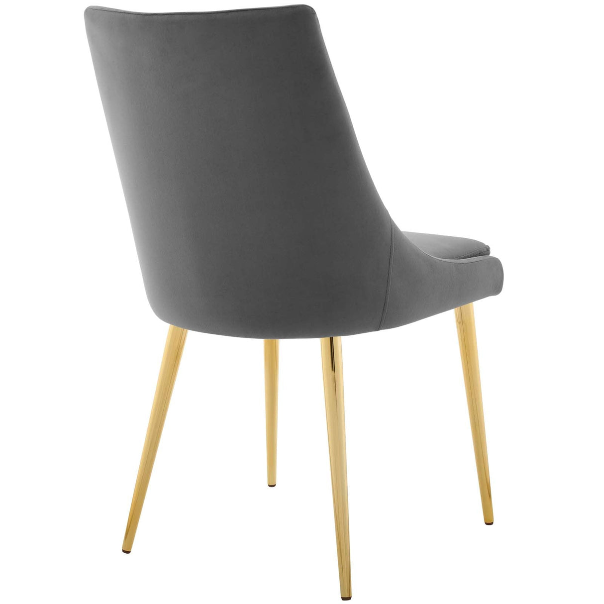 Viscount Modern Accent Performance Velvet Dining Chair - Vintage Glam & Stain-Resistant