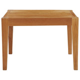 Northlake Outdoor Patio Premium Grade A Teak Wood Side Table - Coastal Modern & Weather-Resistant