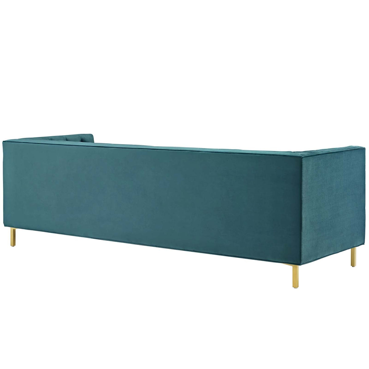 Delight Tufted Button Performance Velvet Sofa - Glam Deco & Stain-Resistant