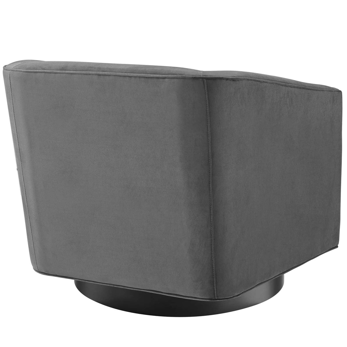Twist Accent Lounge Performance Velvet Swivel Chair - Modern Glamour & Stain-Resistant Living Room Seating