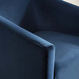 Twist Accent Lounge Performance Velvet Swivel Chair - Modern Glamour & Stain-Resistant Living Room Seating
