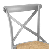 Gear Spindle Back Wood Dining Side Chair Set of 2 - Rustic Modern & Tapered Legs
