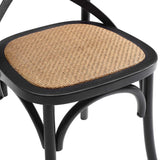 Gear Dining Side Chair Set of 4 - Rustic Modern & Fully Assembled