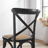 Gear Dining Side Chair Set of 4 - Rustic Modern & Fully Assembled