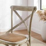 Gear Dining Side Chair Set of 4 - Rustic Modern & Fully Assembled