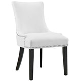 Marquis Dining Chair Faux Leather Set of 4 - French Vintage & Button-Tufted Kitchen Seating