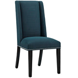 Baron Dining Chair Fabric Set of 4 - Elegant Heritage Style & Nailhead Trim