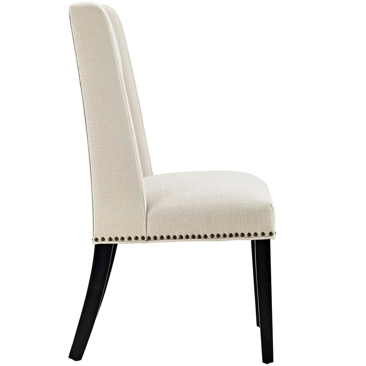 Baron Dining Chair Fabric Set of 4 - Elegant Heritage Style & Nailhead Trim