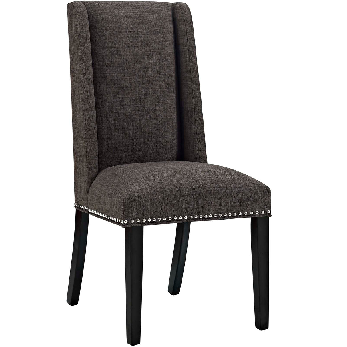 Baron Dining Chair Fabric Set of 4 - Elegant Heritage Style & Nailhead Trim