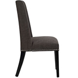 Baron Dining Chair Fabric Set of 4 - Elegant Heritage Style & Nailhead Trim
