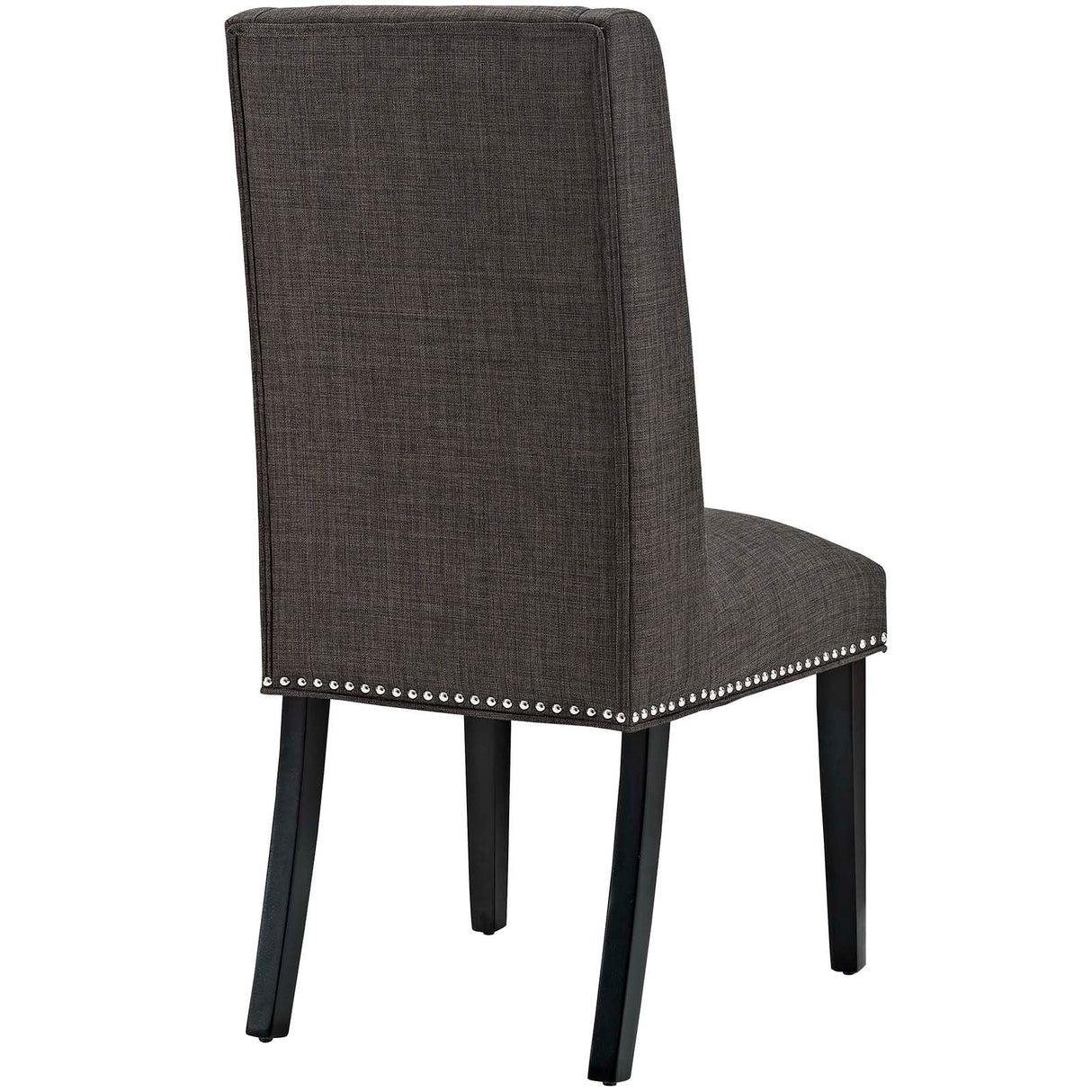 Baron Dining Chair Fabric Set of 4 - Elegant Heritage Style & Nailhead Trim