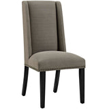 Baron Dining Chair Fabric Set of 4 - Elegant Heritage Style & Nailhead Trim