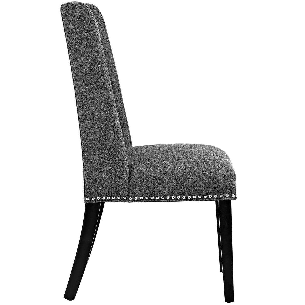 Baron Dining Chair Fabric Set of 4 - Elegant Heritage Style & Nailhead Trim