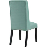 Baron Dining Chair Fabric Set of 4 - Elegant Heritage Style & Nailhead Trim